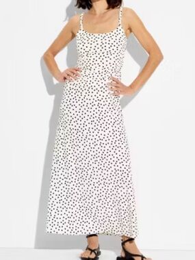 Wild Fable Women's Maxi Knit Dropped-Waist Dress Black